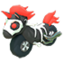 Halloween Black Ponycycle